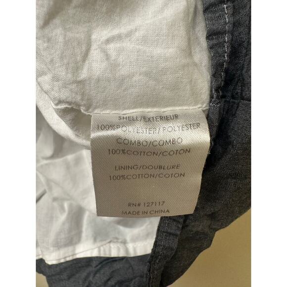 Badgley Mischka Blue White Lace Button Down Chambray Shirt Cowboy Carter Western - Picture 11 of 14